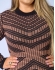 Vestido Jacquard Quadriculado – Ref. B24833 - Marinho