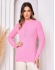 Blusa Canelada Diagonal – Ref. B25978 - Rosa
