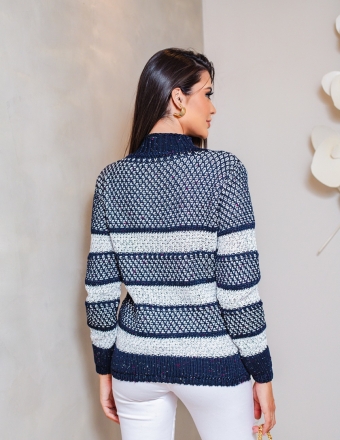 Blusa Gola Alta Rede – Ref. B23718