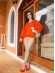 Blusa Manga Bufante – Ref. B24856 - Coral
