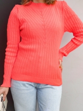 Blusa Canelada Links – Ref. B24851 - Coral