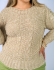 Bl  Plus Size Tranças Mescla - Ref. B24829 - Bege